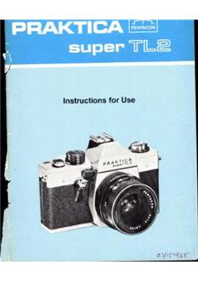 Praktica (VEB) Super TL manual. Camera Instructions.